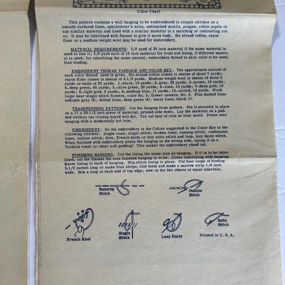 Antique Alice Brooks Embroidery Transfer Patterns #7376 & #7394 HTF Lot of 2 - Picture 4 of 10